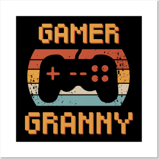 Gamer Granny Posters and Art